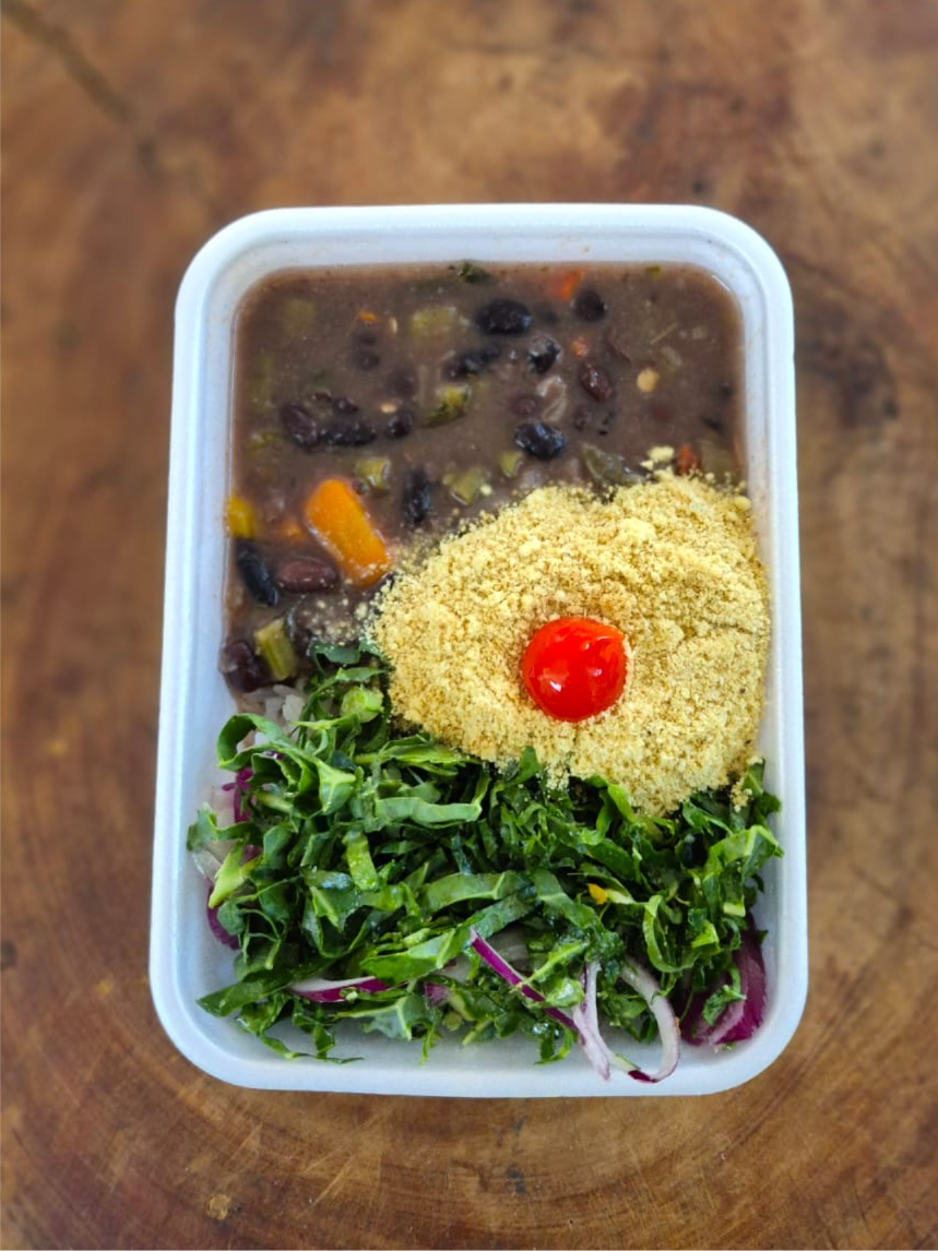 FEIJOADA VEGANA/ VEGETARIANA;. Pedidos Seg a Sex 10:00 A 14:00.