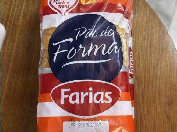 Pão de Forma Fatiado Farias
