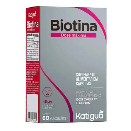 Biotina Dose Max 600mg Katiguá 60caps