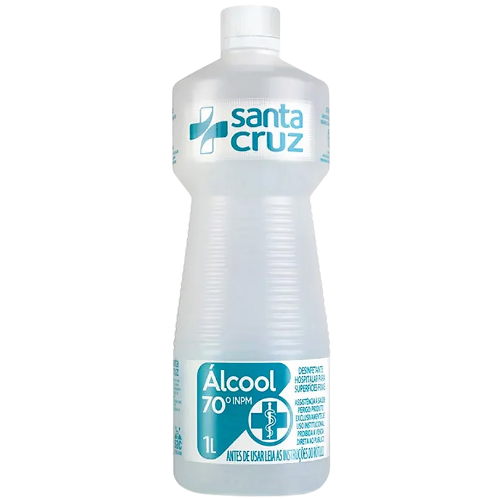 ALCOOL 70º SANTA CRUZ 1L