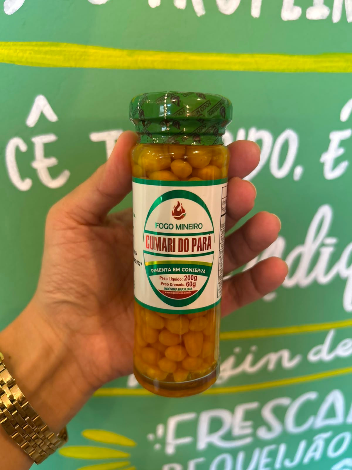 Pimenta Cumari do Para em Conserva Fogo Mineiro - 200g