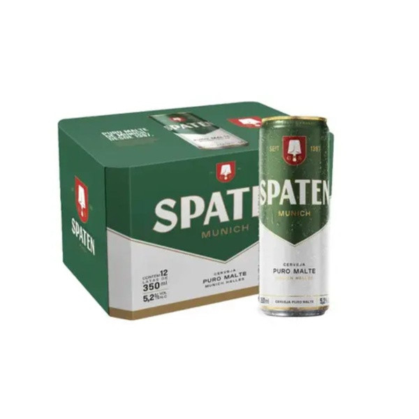 CERVEJA SPATEN C/12 UNIDADE 350ML