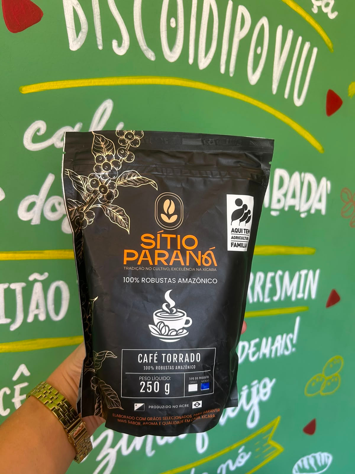 Cafe Sitio Parana 100 Robusta Amazonico 250g.