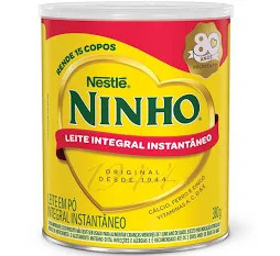 LEITE EM PÓ NINHO 380G INTEGRAL INSTANTÂNEO