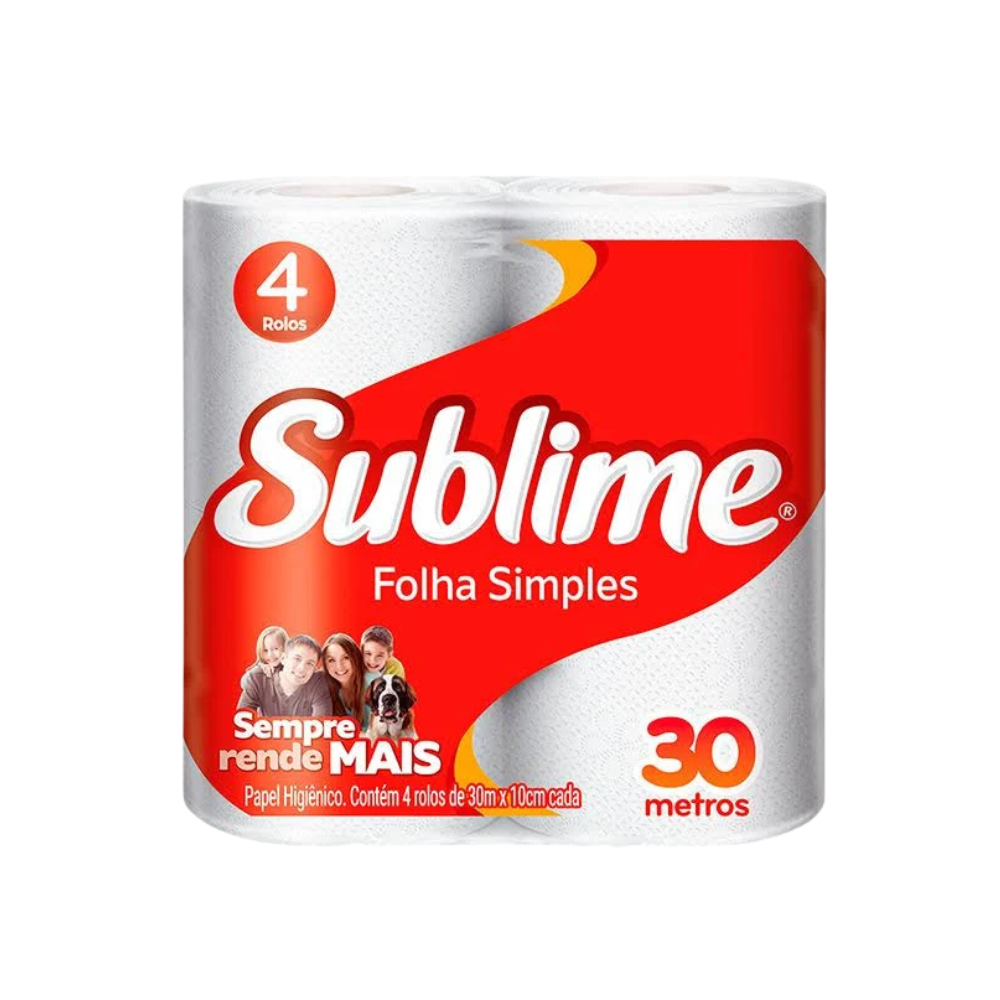 PAPEL HIG SUBLIME FL SIMPLES 30M PCT C4