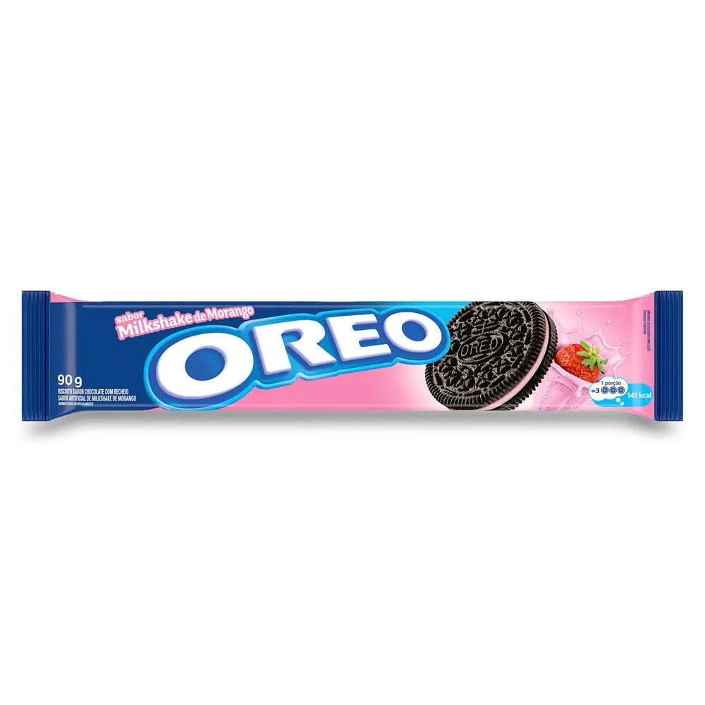 Biscoito Oreo Milkshake Morango 90g