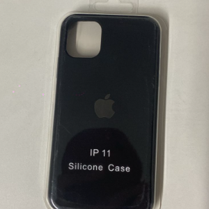 CAPA PRETO IPHONE 11 SILICONE CASE