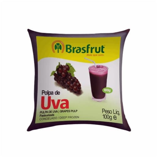 Polpa Congelada Brasfrut Uva Embalagem 100g