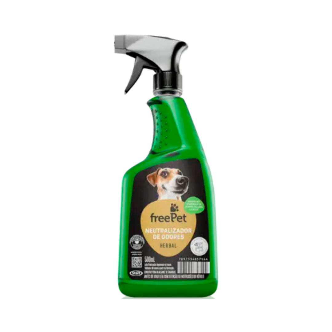 FREE PET NEUTRALIZADOR DE ODORES 500ML HERBAL