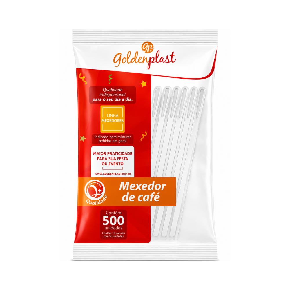 MEXEDOR CAFÉ GOLDENPLAST C500 CRISTAL