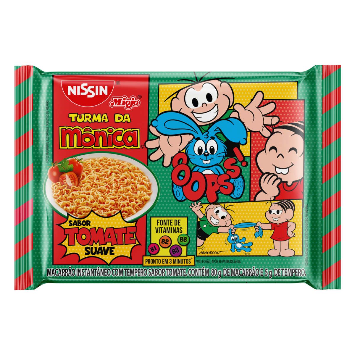 Macarrao Inst Nissin T.Monica Tomate 85g