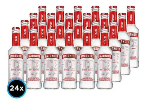 BEBIDA ICE SMIRNOFF ORIGINAL LN 275ML PACK 24 UN