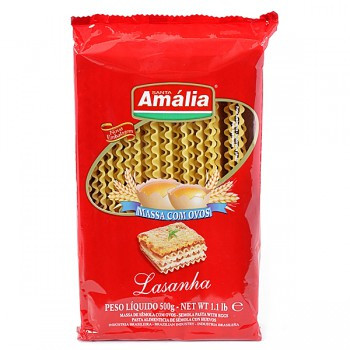 MACARRAO SAN. AMALIA C/ OVOS LASANHA  500G
