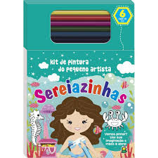 LIVRO KIT DE PINTURA DO PEQUENO ARTISTA SEREIAZINHAS 