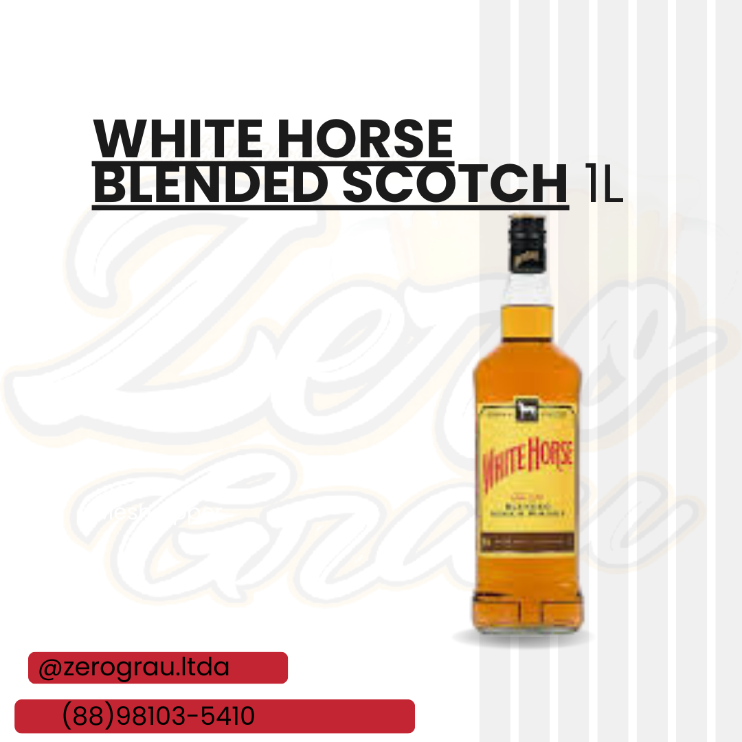 WHISKY WHITE HORSE 1000ML 8-A CAVALO BRANCO