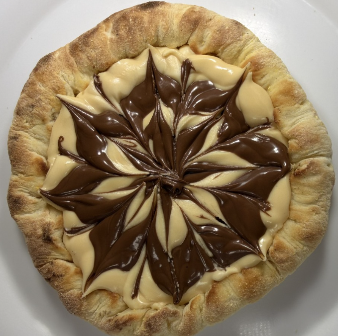 ESFIHA NINHO COM NUTELLA