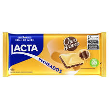 CHOCOLATE BARRA OURO BRANCO LACTA 98G