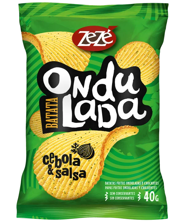 Salgadinho zeze ondulado 40g cebola 
