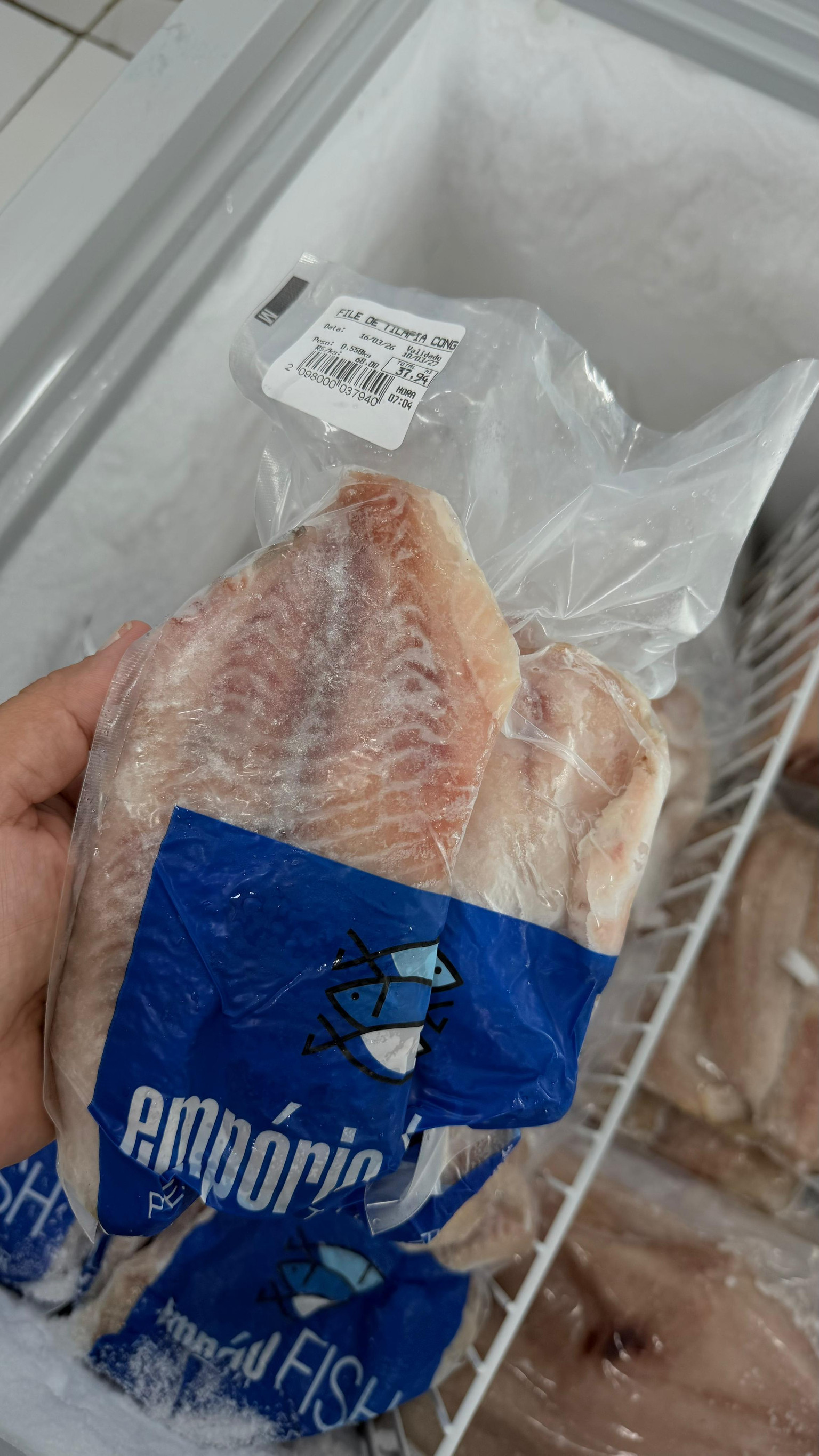 Filé de tilápia Congelado (500g)