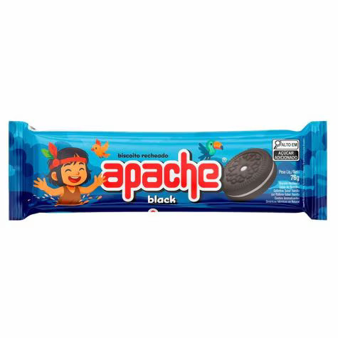 BISC RECHEADO APACHE BAUNILHA 76G