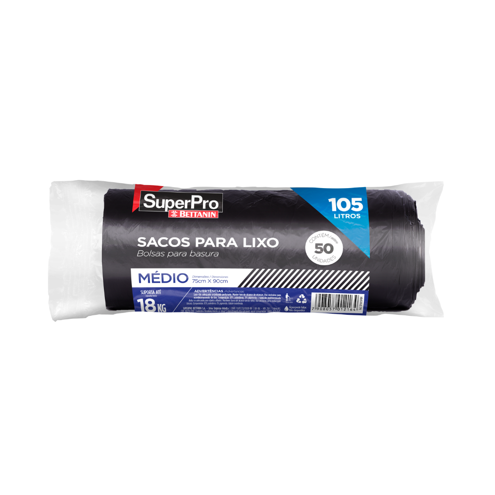 SACO LIXO SUPERPRO 105L/M RL C50
