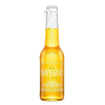 CERVEJA IMPERIO GOLD LONG NECK 210ML¬