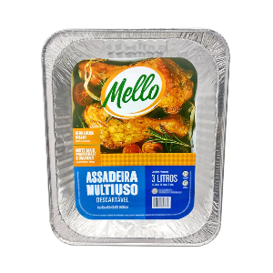 ASSADEIRA ALUMÍNIO MELHOR 3 LITROS