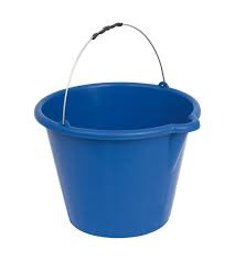 BALDE COM BICO 12 LITROS TERRAPLAST AZUL