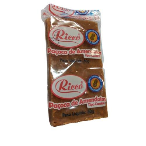 Doce Paçoca de Amendoim Ricco 50g