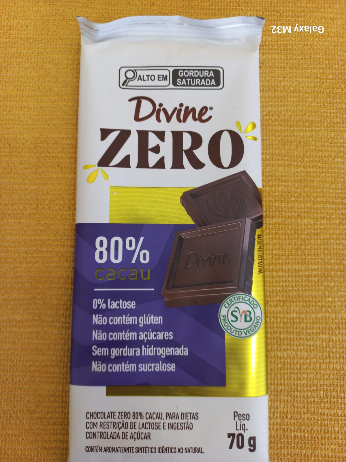 Chocolate Divine 80\%   70G