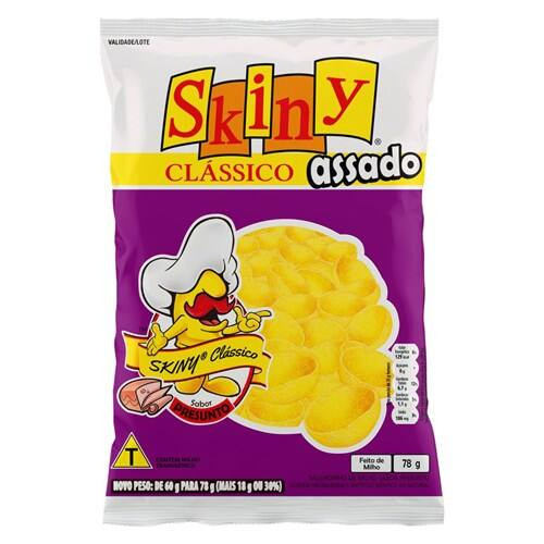 Salgadinho de Milho Sabor Presunto Skiny 78g