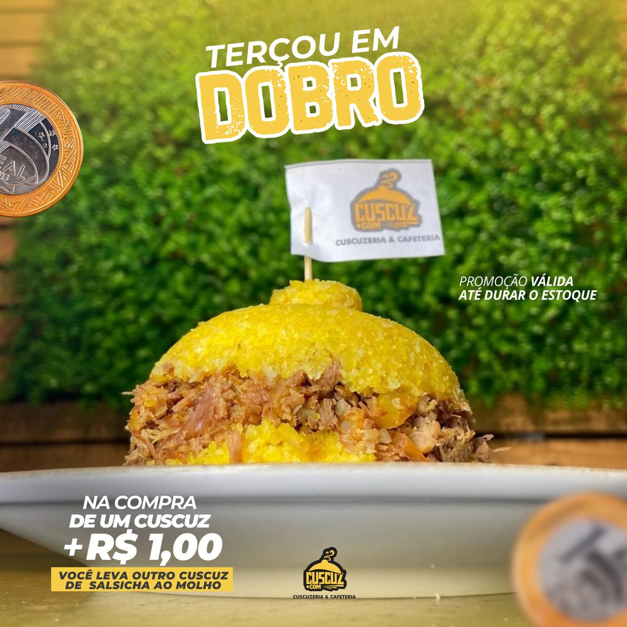 CUSCUZ EM DOBRO 