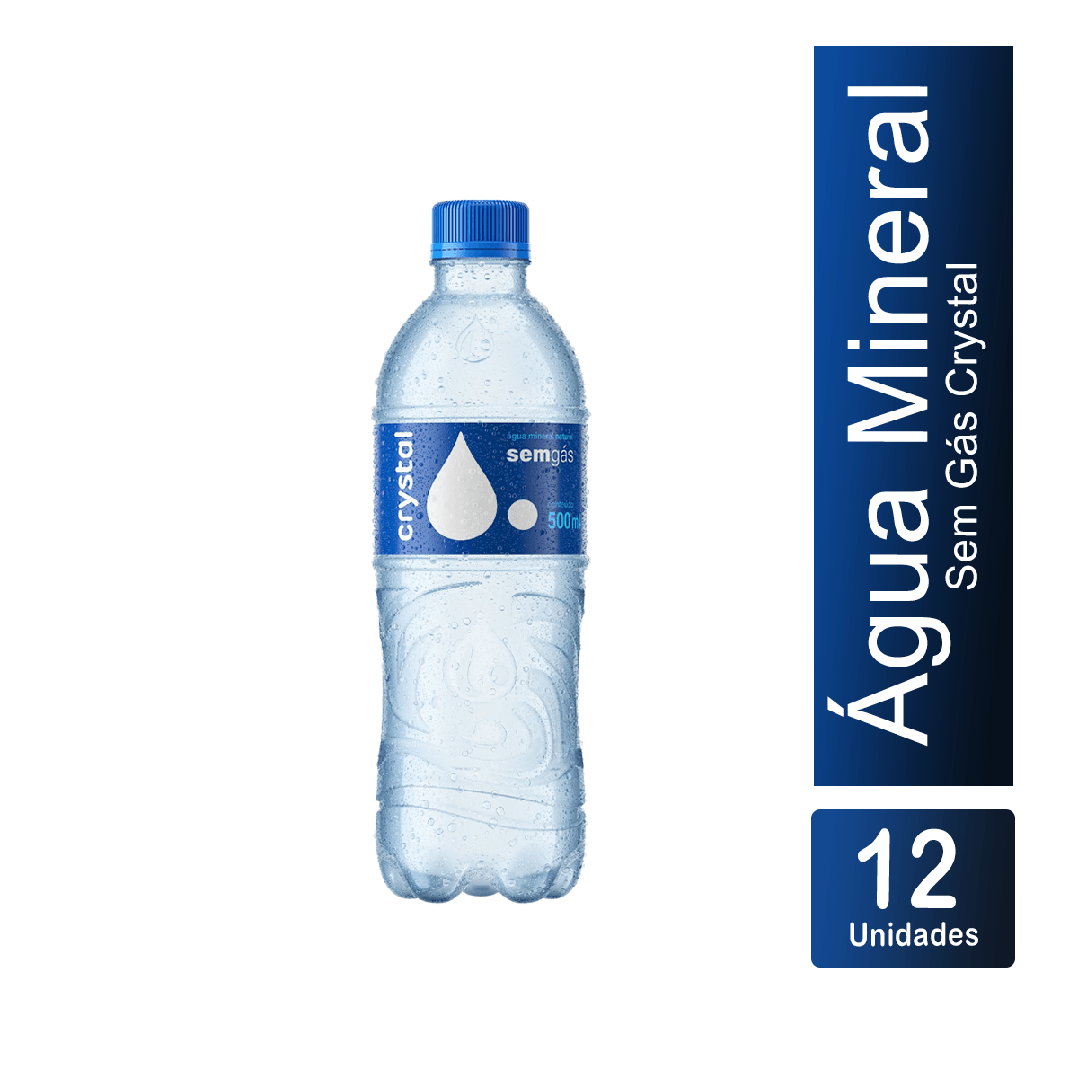 ÁGUA SEM GÁS CRYSTAL 500 ML