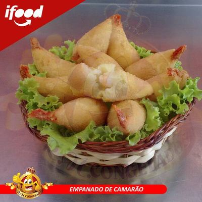 Camarão empanado fritos