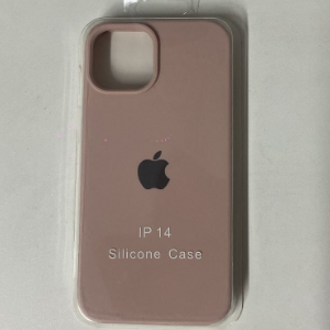 CAPA MARROM CLARO IPHONE 14 SILICONE CASE