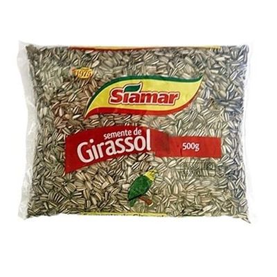 Semente de Girassol Siamar Pacote 500g