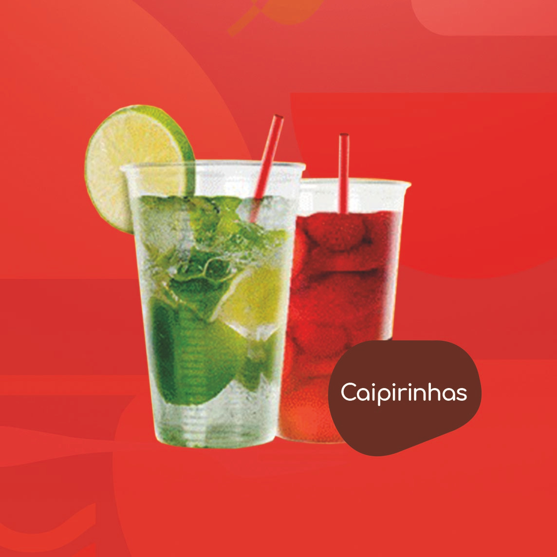 Caipirinhas cachaça, saquê ou vodka