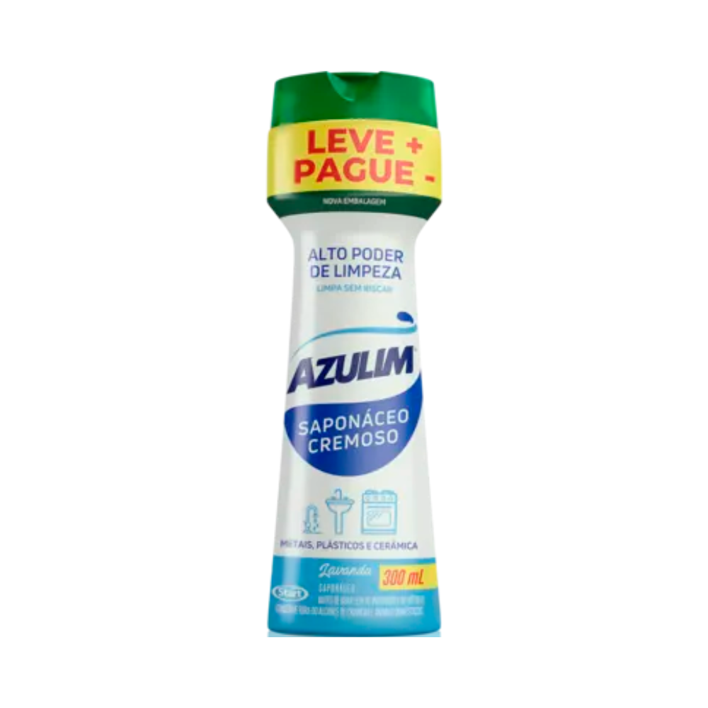 SAPONACEO CREMOSO AZULIM 300ML