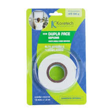 FITA DUPLA FACE KORETECH 12MMX1,5M