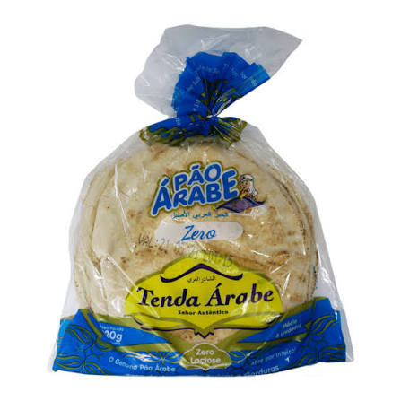 Pao Arabe Peq.Integ.40% Z.Lactose 6un Graolev 180g