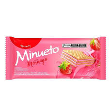 Wafer Minueto Morango 81g