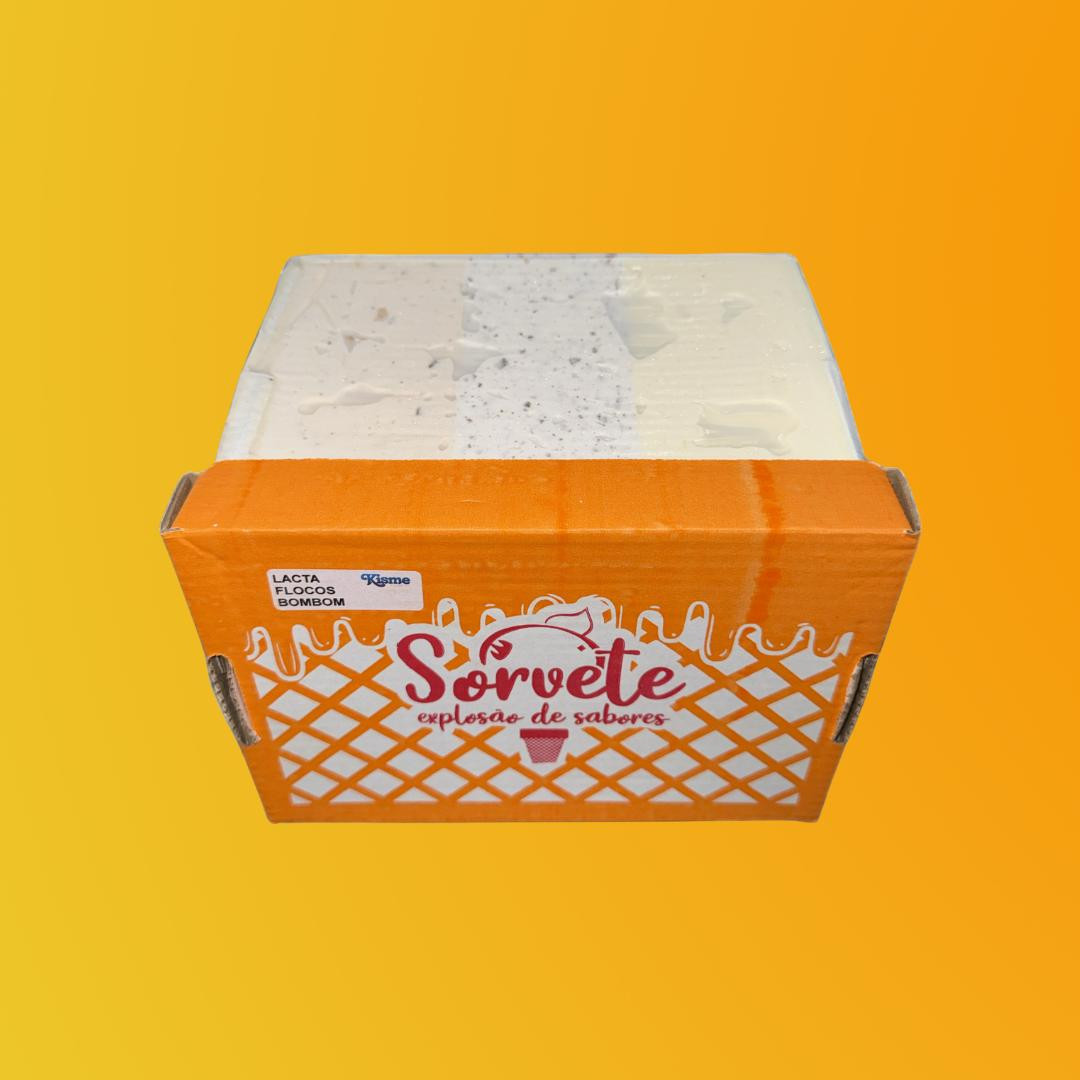 Caixa 5 Litros Sabor Flocos, Bombom e Lacta