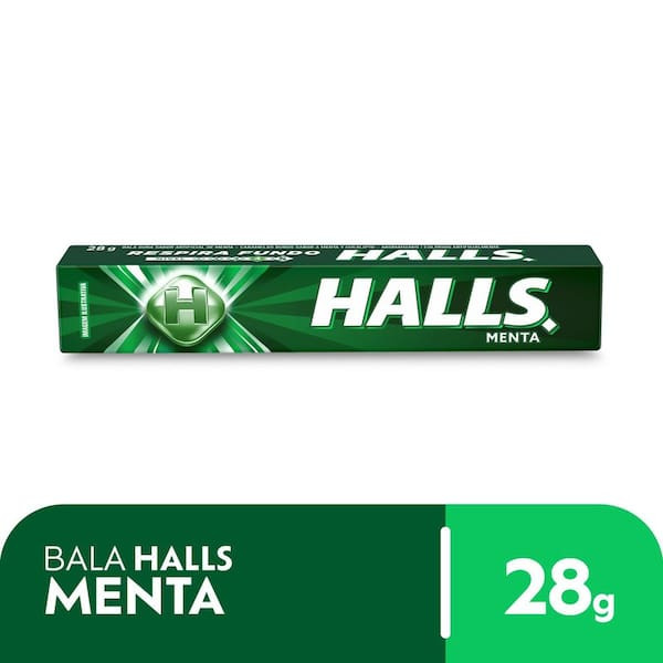 Bala Menta Halls 28g