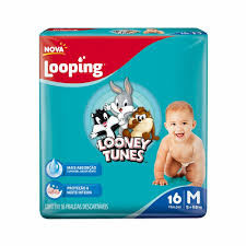 FRALDA LOONEY TUBES M C/16 UN