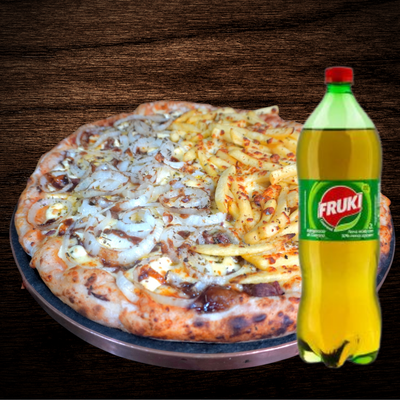 Pizza Grande + Fruki 2 litros