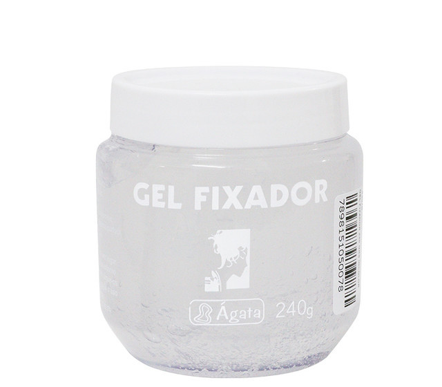 GEL FIX S/ALCOOL INCOLOR 240G AGATA
