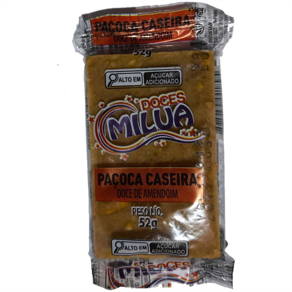 DOCE MILUA PAÇOCA CASEIRA 52G