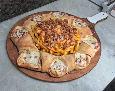 PIZZA GUIRLANDA FRANGO COM CATUPIRY