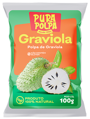 POLPA DE FRUTA PURA POLPA GRAVIOLA 100G