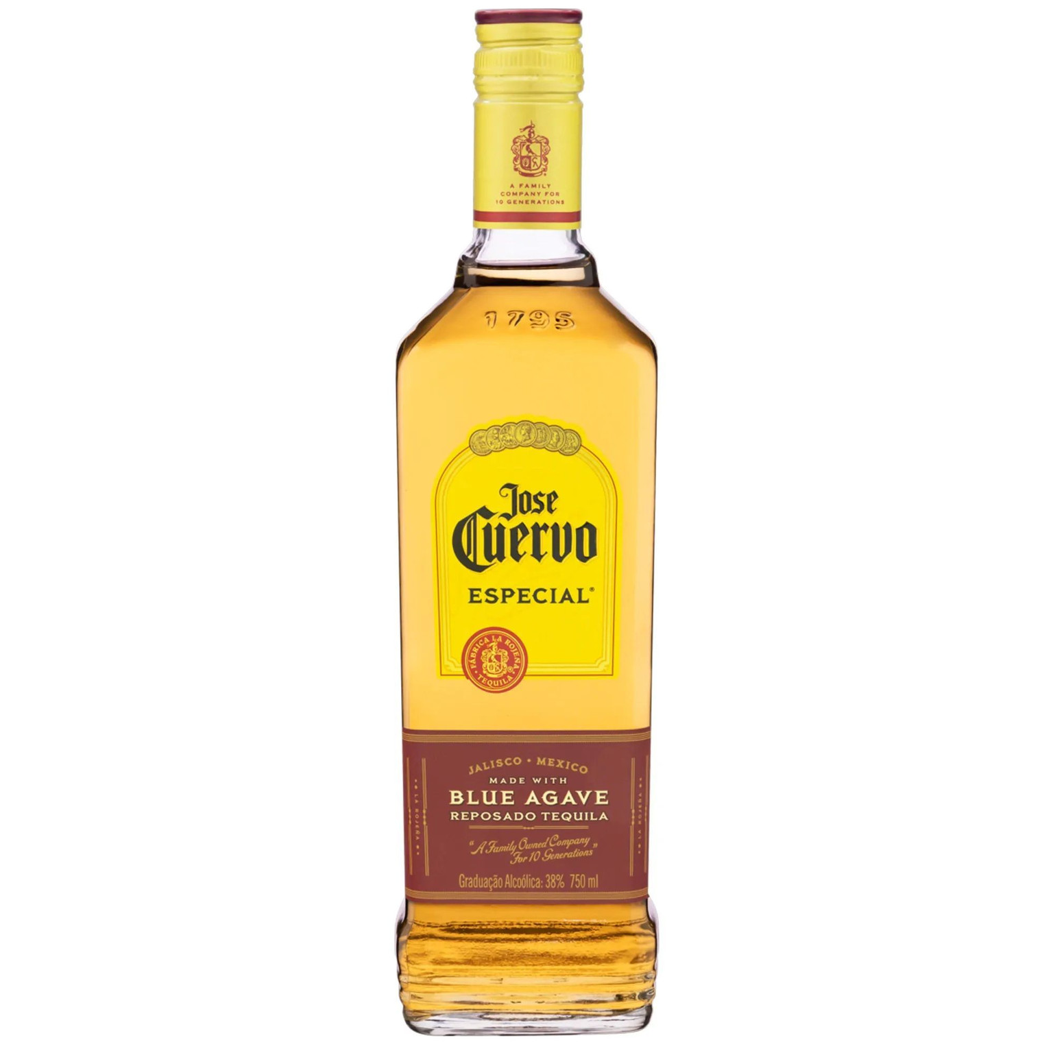 BEBIDA TEQUILA JOSE CUERVO GOLD 750ML